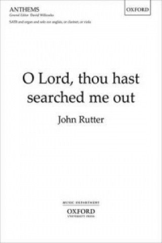 Pubblicazioni cartacee O Lord, thou hast searched me out 