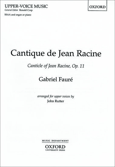 Drucksachen Cantique de Jean Racine Faur?Gabriel