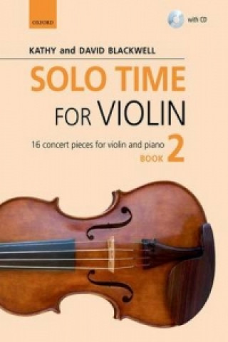 Nyomtatványok Solo Time for Violin Book 2 + CD Kathy Blackwell