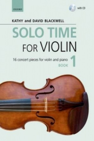 Tiskovina Solo Time for Violin Book 1 + CD Kathy Blackwell