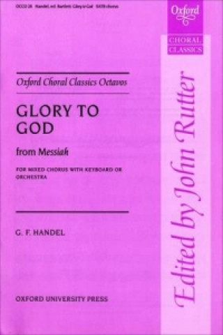 Tiskovina Glory to God from Messiah 