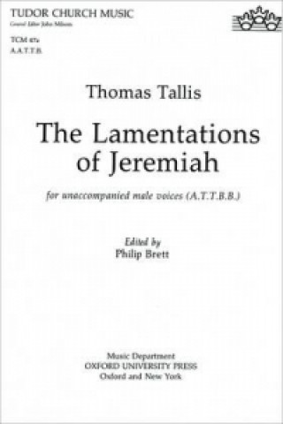 Tiskovina Lamentations of Jeremiah Thomas Tallis