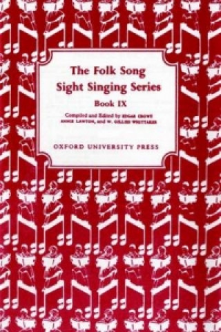 Printed items Folk Song Sight Singing Book 9 Edgar Crowe