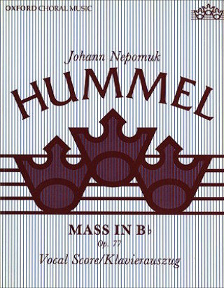 Drucksachen Mass in B flat Johann Nepomuk Hummel