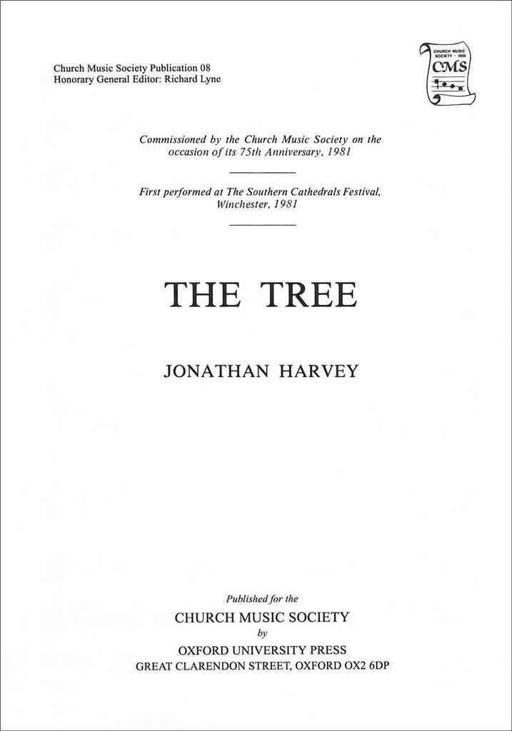 Tiskani izdelki Tree JONATHAN HARVEY