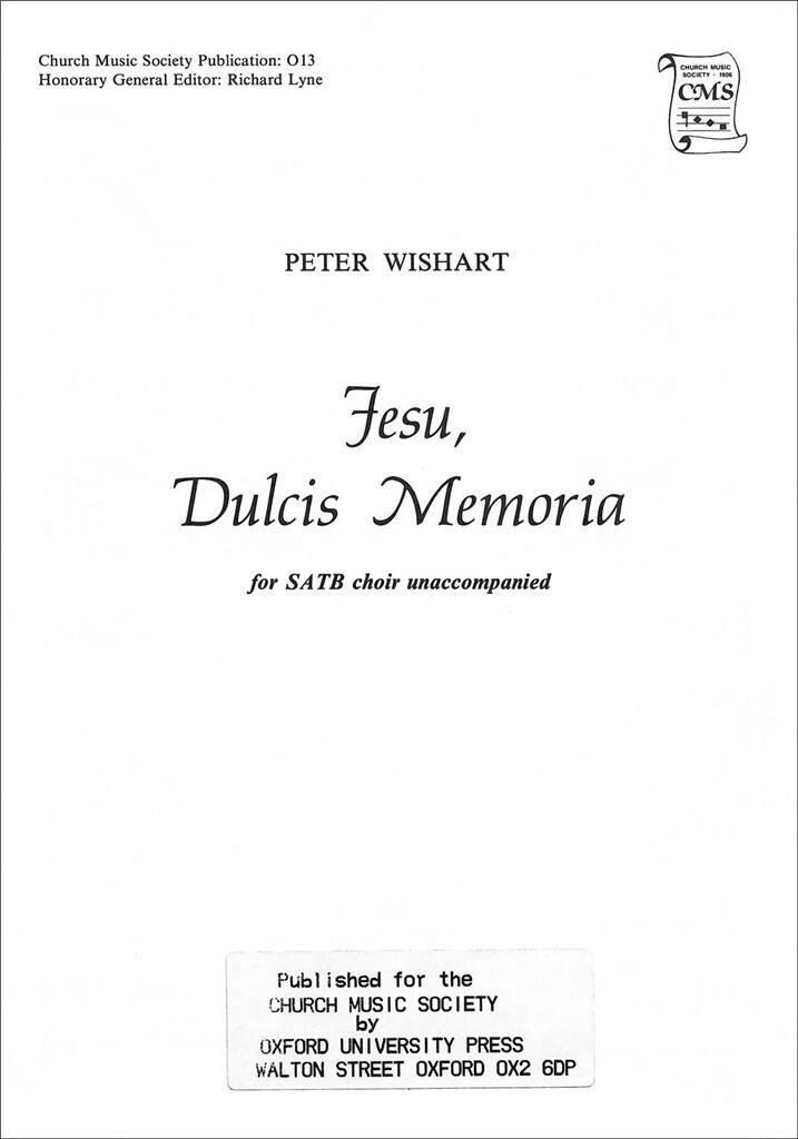 Drukwerk Jesu, Dulcis Memoria PETER WISHART