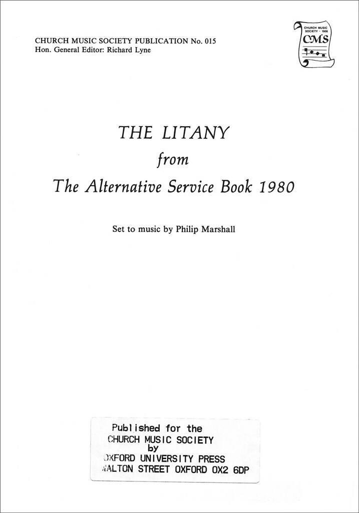 Printed items Litany PHILIP MARSHALL