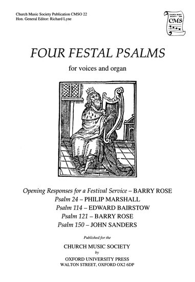 Printed items Four Festal Psalms 