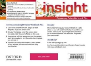 Carte insight: Elementary: Online Workbook Plus - Card with Access Code 