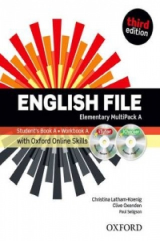 Könyv English File third edition: Elementary: MultiPACK A with Oxford Online Skills Clive Oxenden
