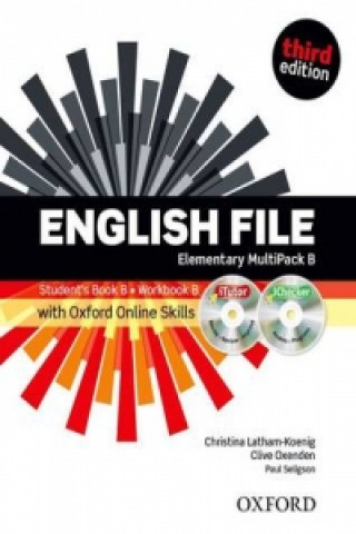 Knjiga English File third edition: Elementary: MultiPACK B with Oxford Online Skills Clive Oxenden