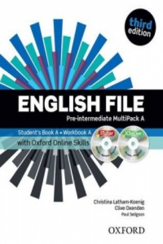 Carte English File third edition: Pre-intermediate: MultiPACK A with Oxford Online Skills Clive Oxenden