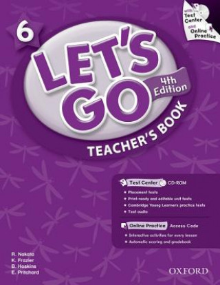 Carte Let's Go: 6: Teacher's Book With Test Center Pack Ritzuko Nakata
