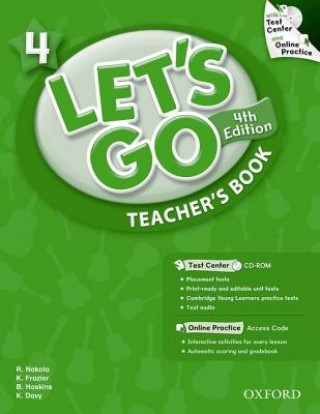 Carte Let's Go: 4: Teacher's Book With Test Center Pack Ritzuko Nakata