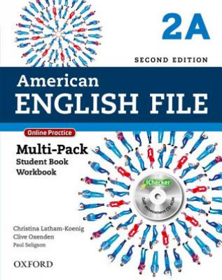 Carte American English File: Level 2: Multipack A with Online Practice and iChecker Clive Oxenden