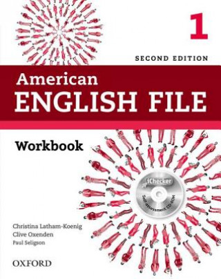 Könyv American English File: Level 1: Workbook with iChecker Clive Oxenden