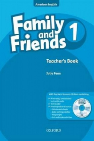 Książka Family and Friends American Edition: 1: Teacher's Book & CD-ROM Pack Jenny Quintana