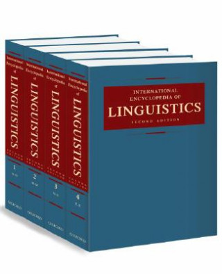 Könyv International Encyclopedia of Linguistics William J. Frawley
