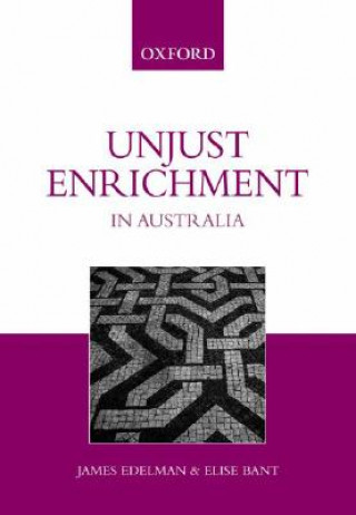 Book Unjust Enrichment in Australia James Edelman