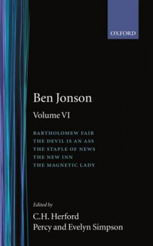 Buch Complete Critical Edition Ben Jonson