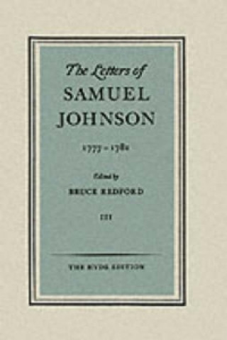 Carte Letters of Samuel Johnson: Volume III: 1777-1781 Samuel Johnson