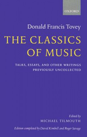 Carte Classics of Music Donald Francis Tovey