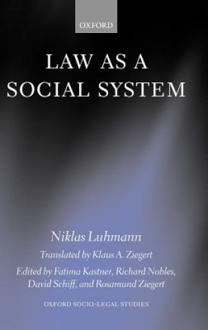 Kniha Law as a Social System Niklas Luhmann
