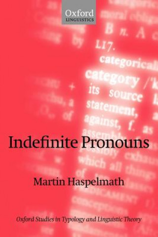 Könyv Indefinite Pronouns Martin Haspelmath