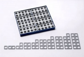 Joc / Jucărie Numicon: Box of 80 Numicon Shapes (Grey) 