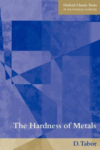 Buch Hardness of Metals D. Tabor