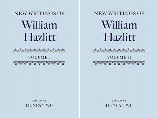 Kniha New Writings of William Hazlitt Duncan Wu