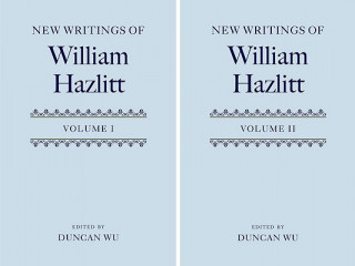 Książka New Writings of William Hazlitt Duncan Wu