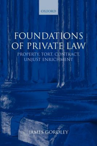 Książka Foundations of Private Law James Gordley