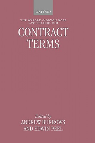 Książka Contract Terms Edwin Peel