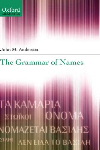 Knjiga Grammar of Names John M. Anderson