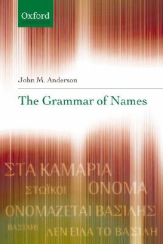 Buch Grammar of Names John M. Anderson