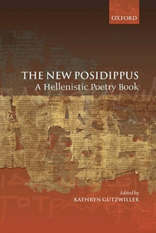 Knjiga New Posidippus Kathryn J. Gutzwiller