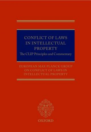 Carte Conflict of Laws in Intellectual Property European Max Planck Group On Conflict Of Laws In Intellectual Property