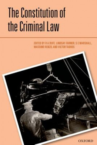 Kniha Constitution of the Criminal Law R. A. Duff