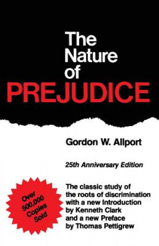 Książka Nature Of Prejudice Gordon W. Allport