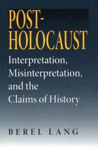 Kniha Post-Holocaust Berel Lang