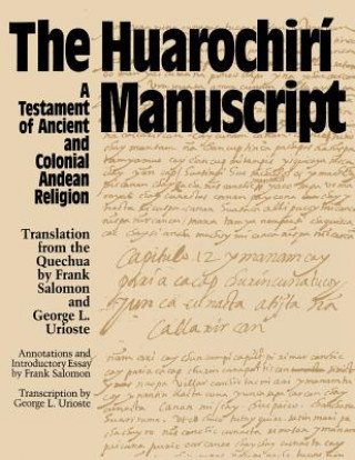 Kniha Huarochiri Manuscript Francisco de Avila