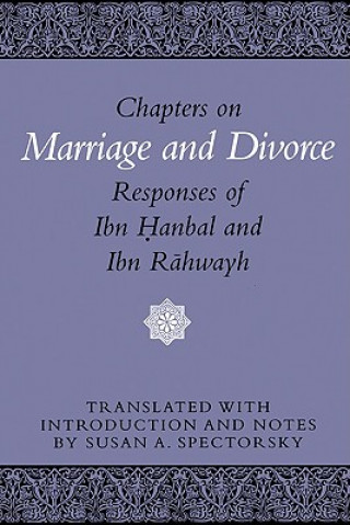 Kniha Chapters on Marriage and Divorce Susan Spectorsky