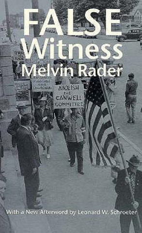 Książka False Witness Melvin Miller Rader