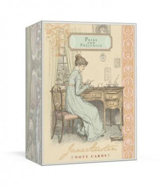 Nyomtatványok Jane Austen Note Cards - Pride and Prejudice Potter Style