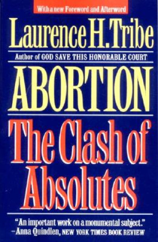 Knjiga Abortion Laurence H. Tribe