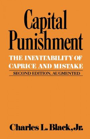 Livre Capital Punishment Charles L.Jr. Black