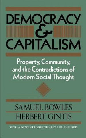 Kniha Democracy and Capitalism Samuel Bowle