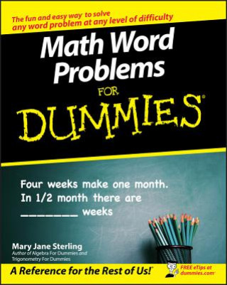 Kniha Math Word Problems For Dummies Mary Jane Sterling