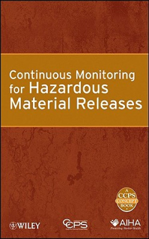 Kniha Continuous Monitoring for Hazardous Material Releases Center for Chemical Process Safety (CCPS)